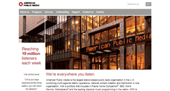 Desktop Screenshot of americanpublicmedia.org